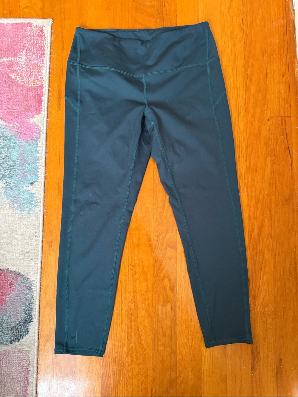 Zella Dark Teal High-Waist crop Leggings